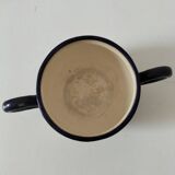 Antique two-handled cup – Authentic Longwy enamels