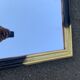 Miroir Noir et doré 64 x 53