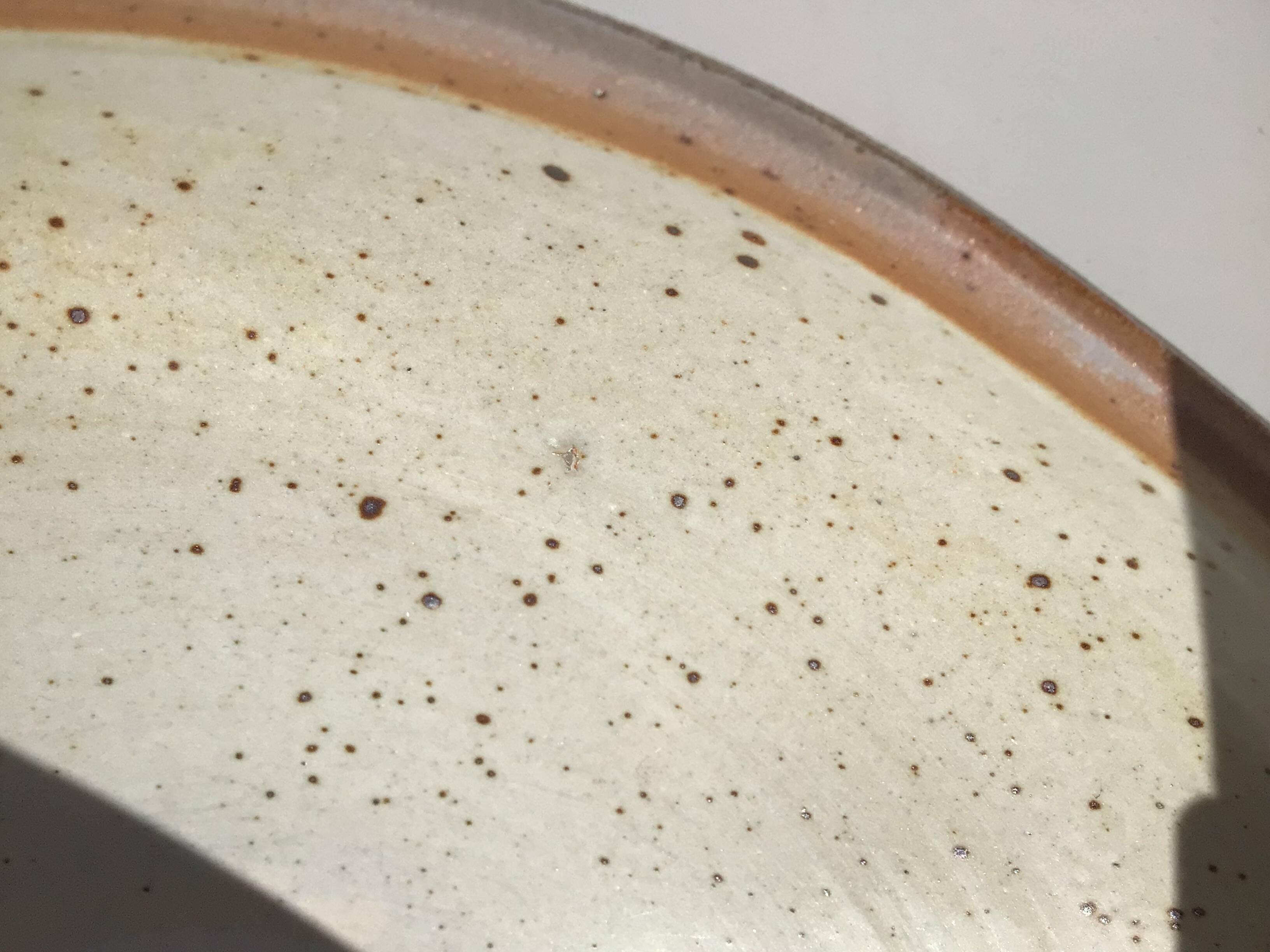 Digoin speckled stoneware salad bowl diameter 22cm