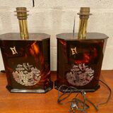 Pair of table lamps Éric Maville, Circa 70