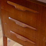 Scandinavian vintage teak desk 1960