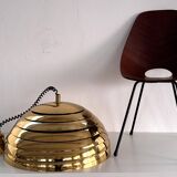 Midcentury Modern Brass Chandelier by Vereinigte Werkstätten, 1960