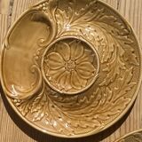 5 asparagus plates in earthenware Manufacture de Gien