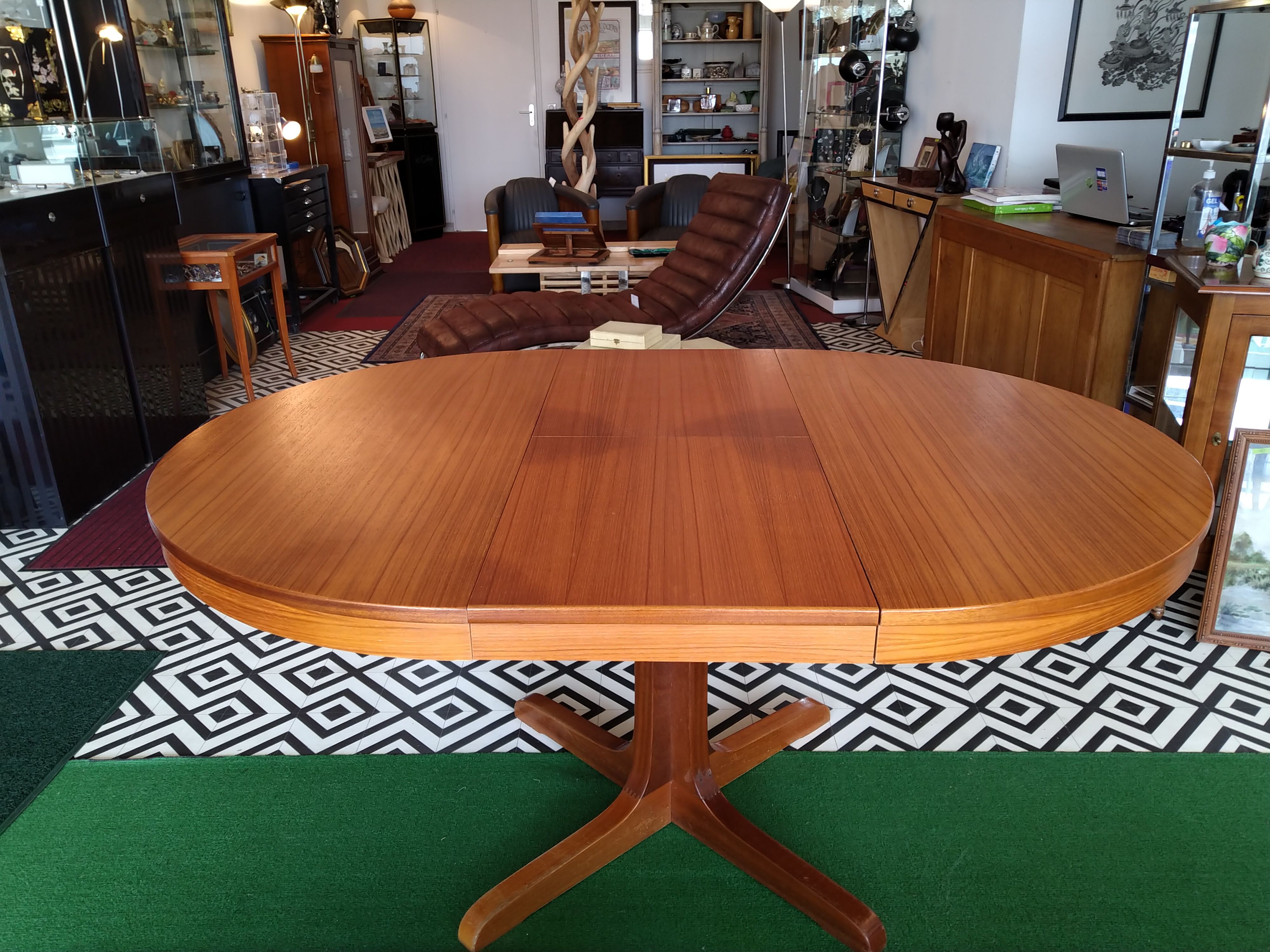 Table style scandinave avec allonge