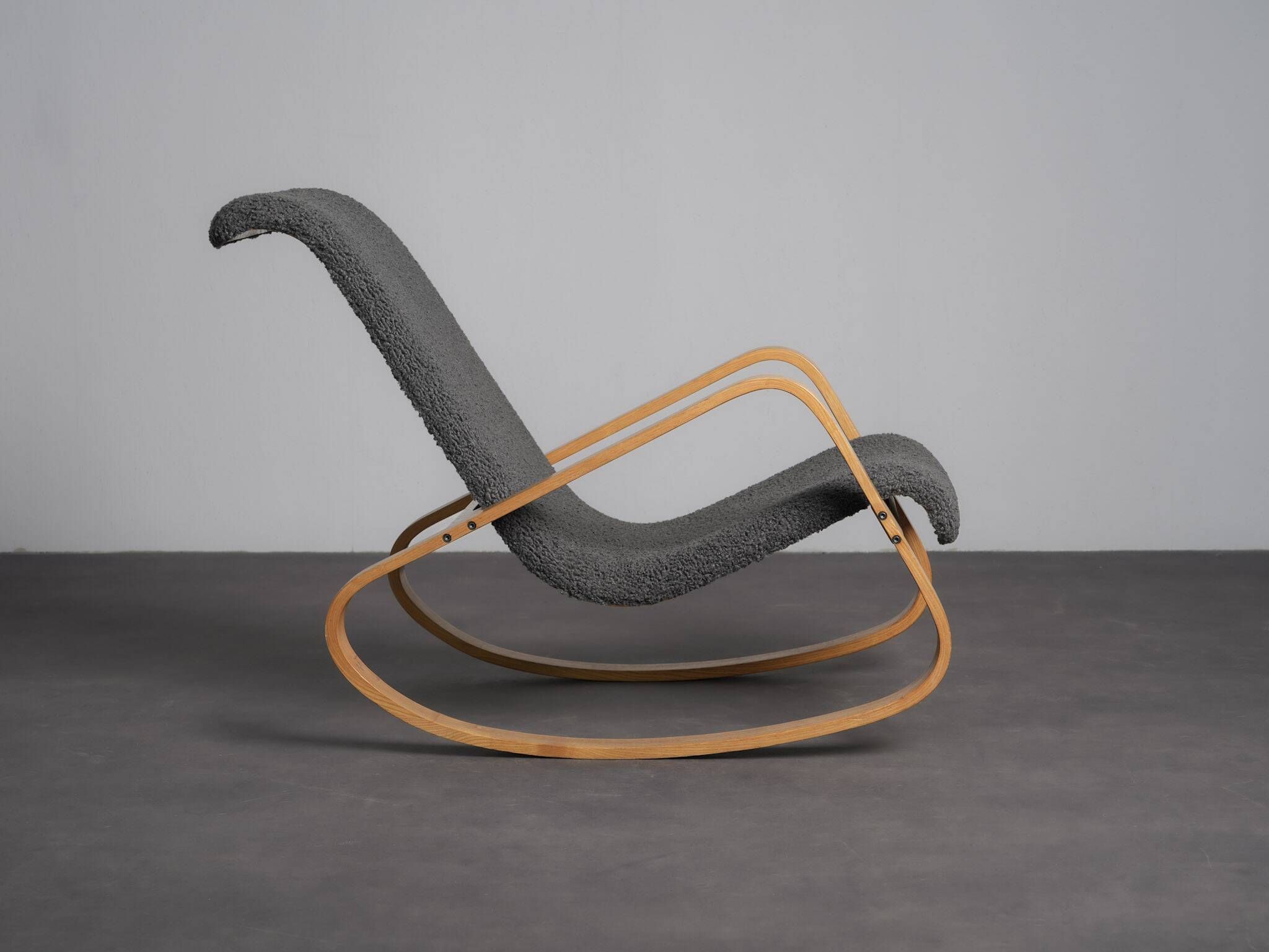 “Dondolo” bentwood rocking chair by Luigi Crassevig for Crassevig, Italy, 1970s