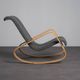 “Dondolo” bentwood rocking chair by Luigi Crassevig for Crassevig, Italy, 1970s