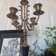 Chandelier laiton et marbre