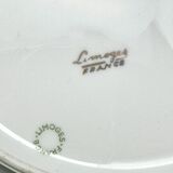 Unique Limoges plate with bird and blue flowers motif – 1224a2