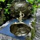 Large bronze fruit bowl from the 19th century.