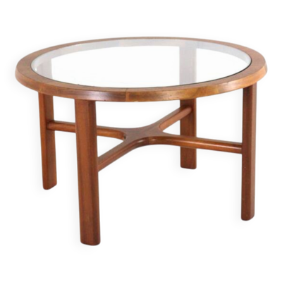 Table basse ronde 'Buxton' G-plan - style mid-century moderne