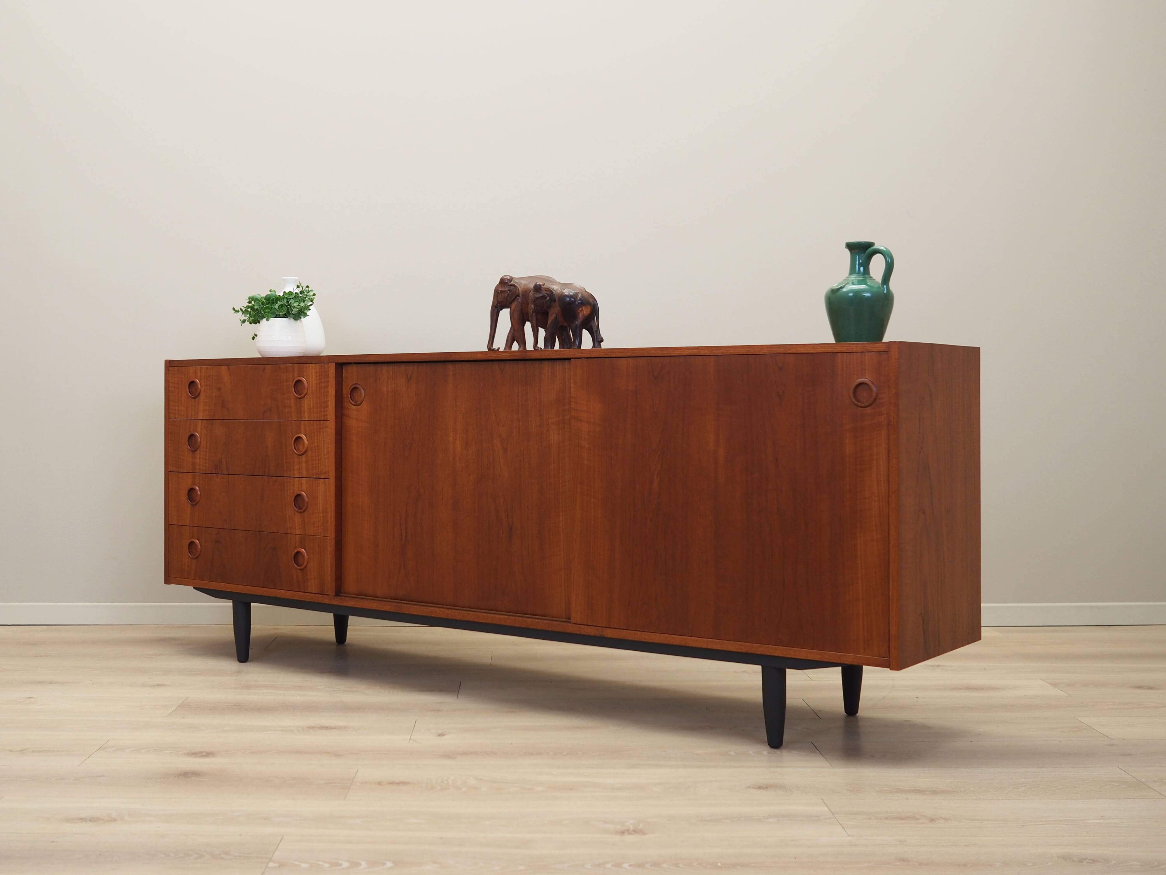 Teak sideboard, Danish design, 1970s, production: Denmark