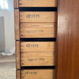 Vintage chest of drawers with compass feet