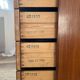 Commode vintage pieds compas