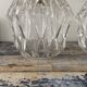 Paire d’appliques murales en verre ciselé