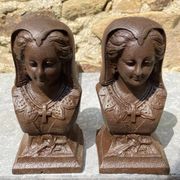 Chimney cowl bust of Anne of Brittany