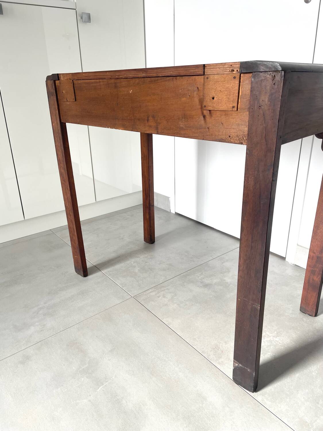 Small Art Deco walnut desk 1925