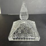 Vintage molded glass candy box