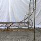 Wrought iron folding bed
