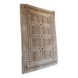 Hand-woven jute carpet