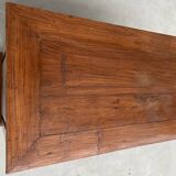 Two-sided paneled counter, bottle storage