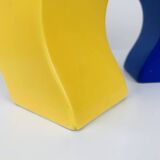 Trio of Asa vases, 1980s ceramic, vintage Memphis style