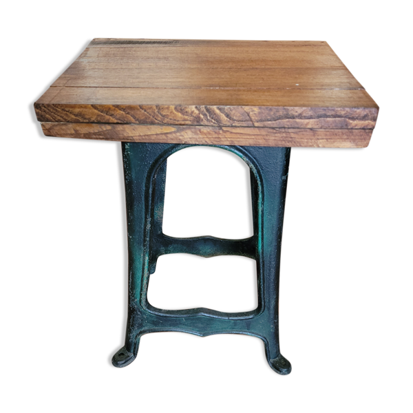 Table industriel pied fonte