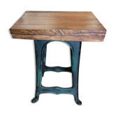 Table industriel pied fonte