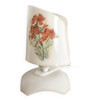 Lampe de chevet vintage en plexiglas