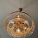 Crystal grapevine waterfall chandelier