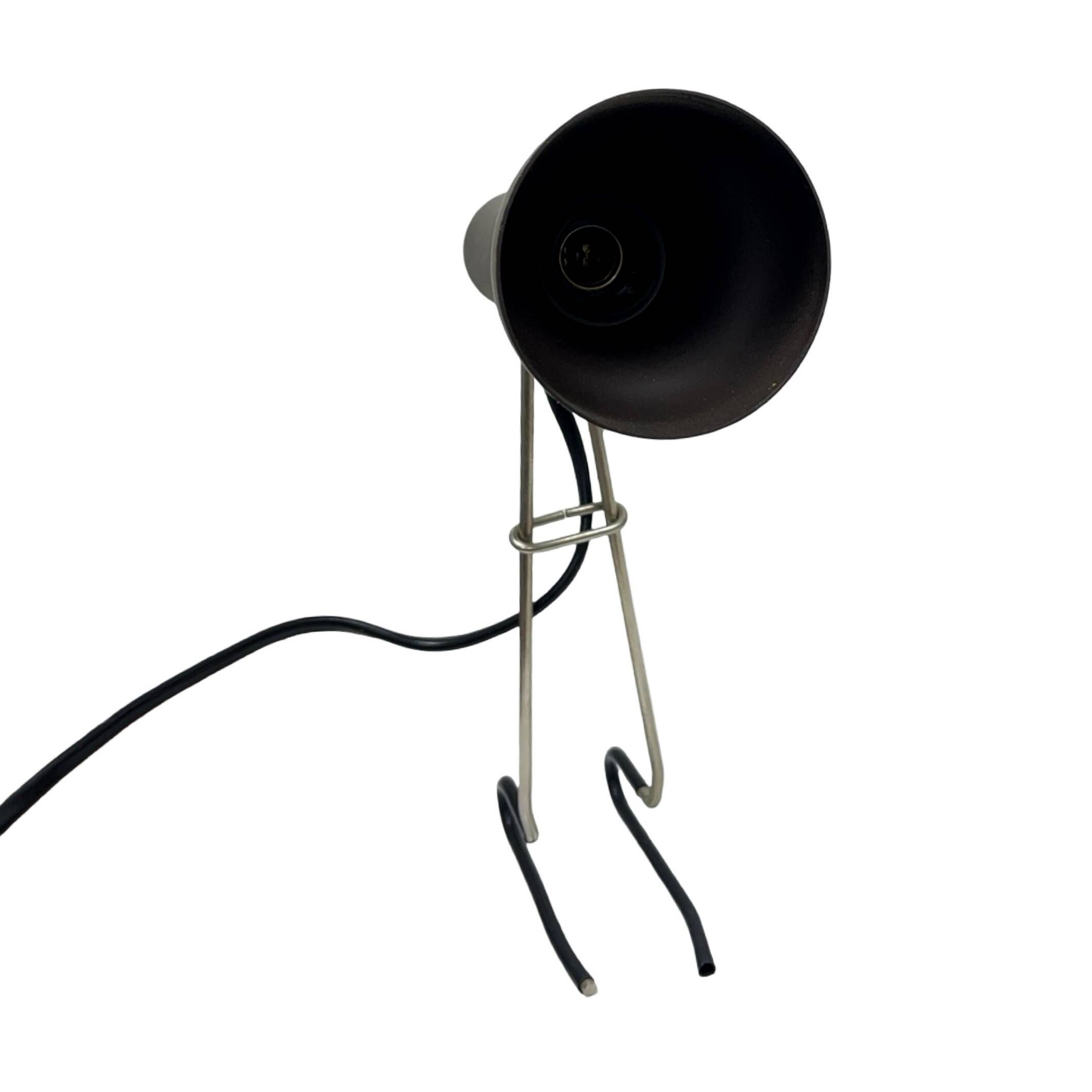 Lamp with clip VEB Narva 3140 1970s space age retro vintage GDR