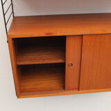 60s string wall unit in teak