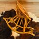 Rocking-chair enfant en rotin