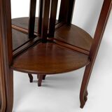 Pedestal table / nesting tables convertible into 2 side tables, Art Nouveau, France, 1910
