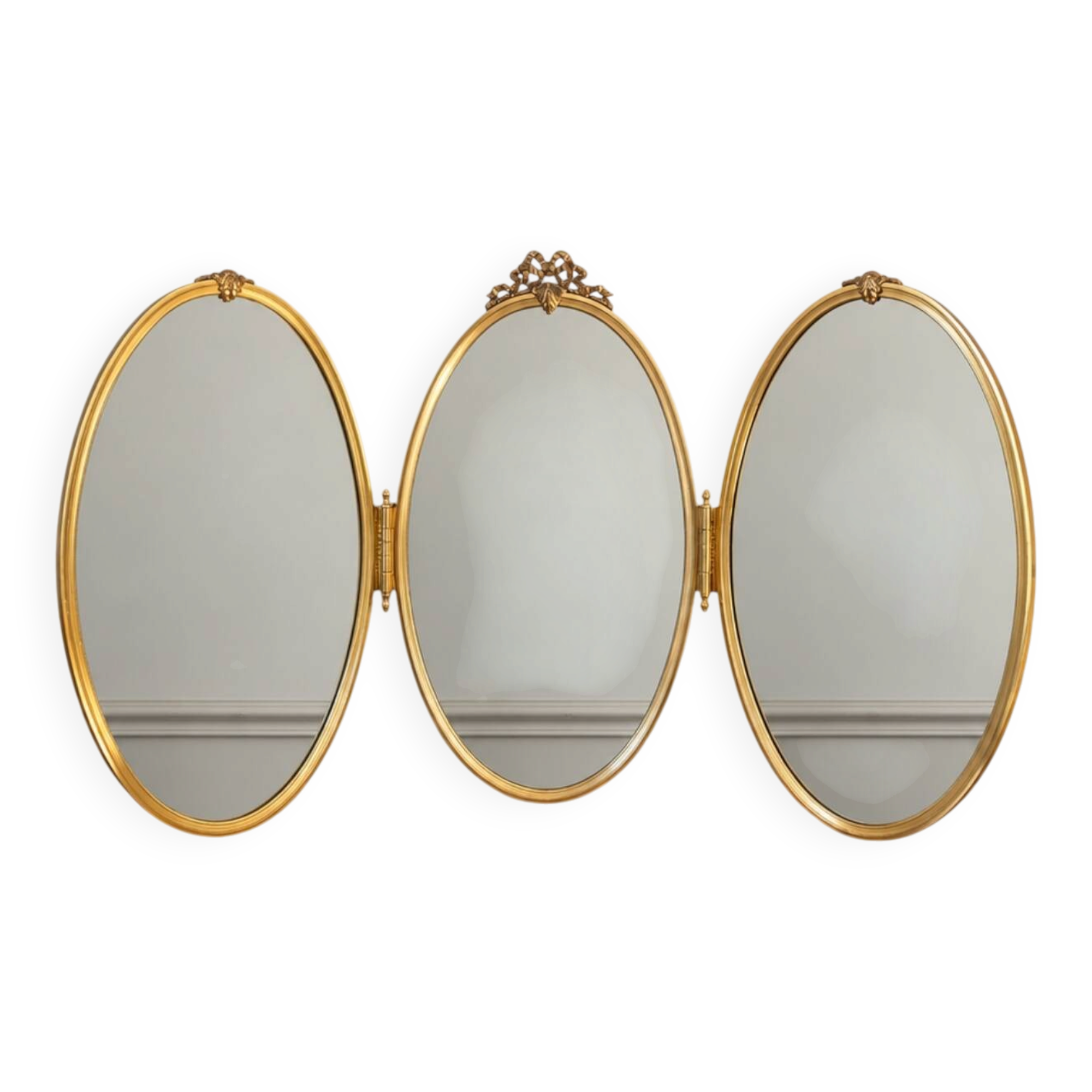 Louis XV style triptych mirror