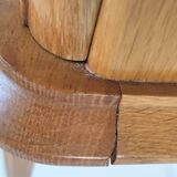 Bedside wood feet tapered 60s