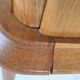 Bedside wood feet tapered 60s