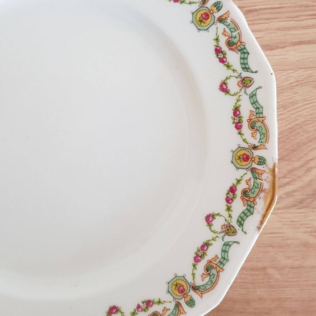 9 Limoge porcelain dessert plates