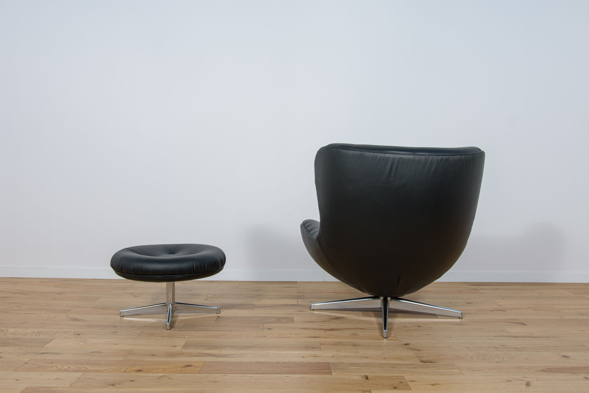 Armchair ML 214 with Ottoman by Illum Wikkelsø for Mikael Laursen 1960s