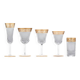 Service en cristal saint louis de 40 verres - collection "thistle"