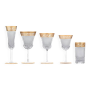 Service en cristal saint louis de 40 verres - collection "thistle"