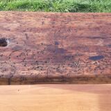Old Wood Workbench, 1 Drawer and Shelf