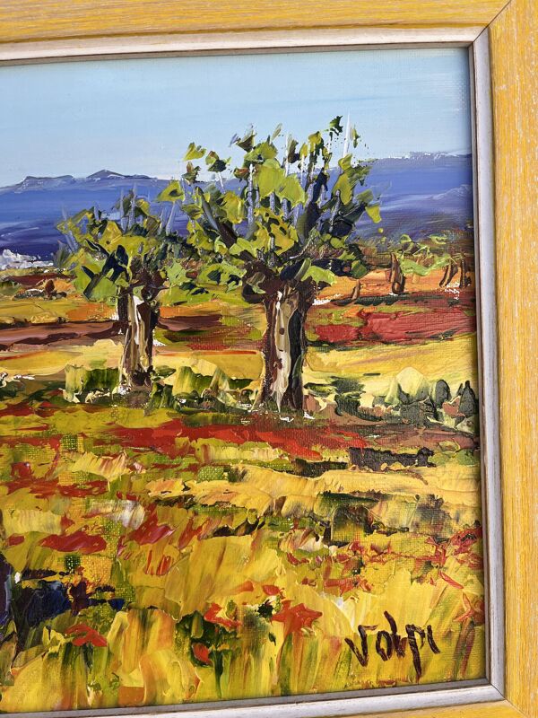 Peinture provençale signée Volpi