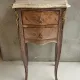 Louis XV style bedside table in marquetry with a top m