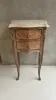 Louis XV style bedside table in marquetry with a top m