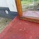 Art Deco Mirror Wood and Gold Stuk