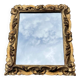 Miroir bois doré vintage  32,5 x 38