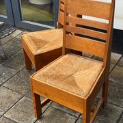 Pair of Amsterdamse School Dining Chairs