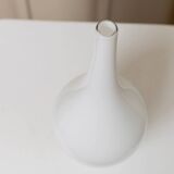 Vintage white milk-glass Salong vase by Johanna Jelinek for IKEA - mouth-blown glass, Scandinavian design