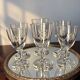 6 Baccarat glasses Funel shaped late 19th - early 20th century 
