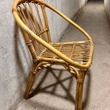 Rattan armchair